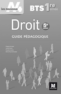 Les nouveaux A4 - DROIT BTS 1re année - Éd. 2017 - Guide pédagogique