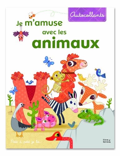 Je m'amuse avec les animaux : Autocollants