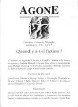 Agone 14-1995-Quand Y a-T-Il Fictions