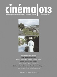 Cinéma, N° 13 :