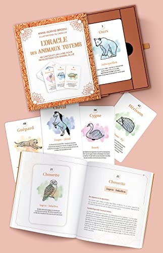 L'Oracle des animaux totems - Coffret - 48 cartes et un livre pour rencontrer ton animal allié