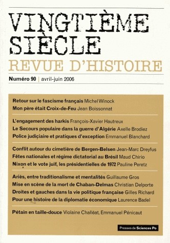 Vingtieme Siecle N90 Avril Juin 2006 - Varia