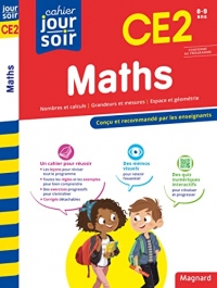 Maths CE2 - Cahier Jour Soir: Conçu et recommandé par les enseignants
