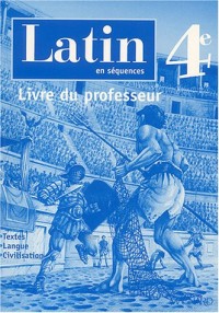Latin 4ème : Livre du professeur