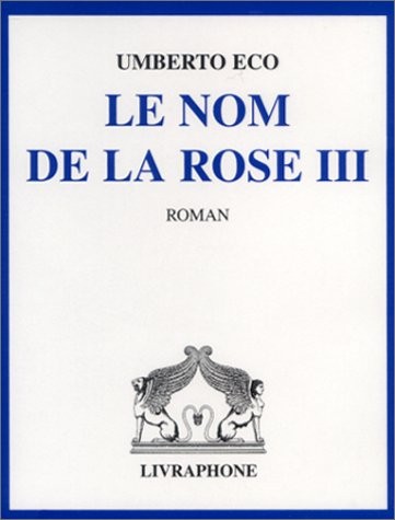 Le Nom de la rose (Cassettes Audio) [9782878091038]