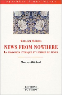 William Morris, News from Nowhere : Texte et contexte : La tradition utopique et l'esprit du temps