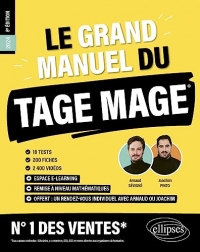 Le Grand Manuel du TAGE MAGE: 18 tests, 200 fiches, 2400 vidéos