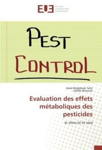 Evaluation des effets métaboliques des pesticides: in vitro et in vivo