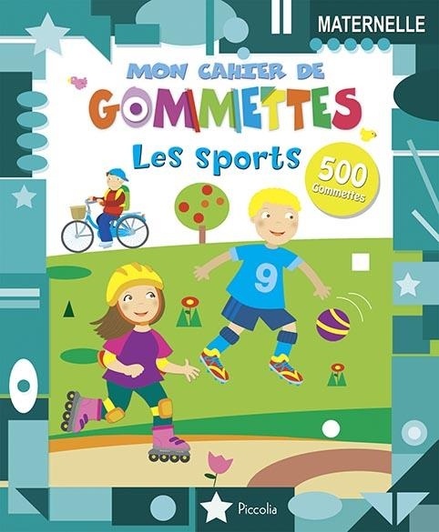 Les sports : 500 gommettes, maternelle