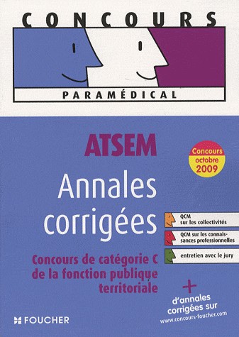ATSEM, Annales corrigées : Concours de catégorie C de la fonction publique territoriale