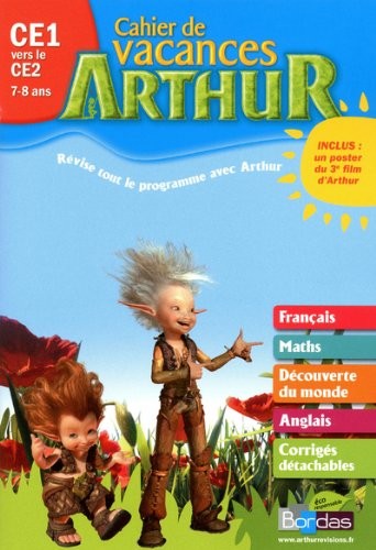 Cahier vacances Arthur CE1/CE2 2011