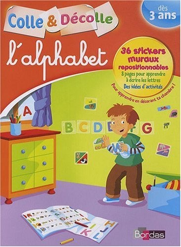L'alphabet : Colle et décolle