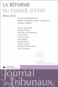 La réforme du Conseil d'État - Anno 2023