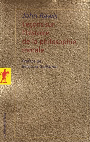 Leçons sur l'histoire de la philosophie morale
