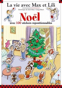 Noël - La vie avec Max et Lili - 100 stickers repositionnables