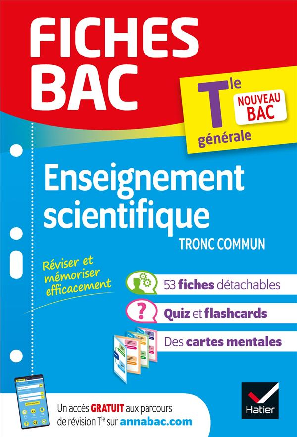 Fiches Bac Enseignement Scientifique Tle (Tronc Commun)