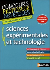 Sciences expérimentales et technologie - CRPE