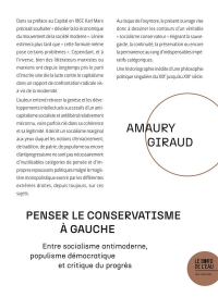 Socialisme et permanence: Entre conservatisme atypique, populisme démocratique et antimodernité