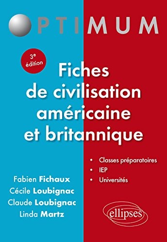 Fiches de Civilisation Américaine et Britannique