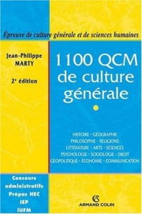 1100 QCM de culture générale - 2ed - Catégories A et B
