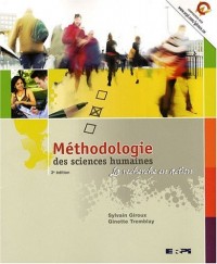 Méthodologie des Sciences Humaines 3e Ed