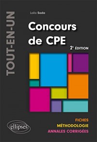 Concours de CPE Tout-en-un Fiches Méthodologie Annales Corrigées