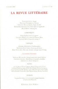 Revue Littéraire, numéro 17-18 - Septembre 2005