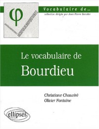 Le vocabulaire de Bourdieu