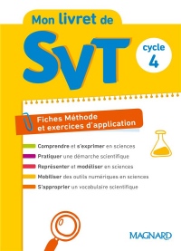 SVT Cycle 4 Mon livret de SVT