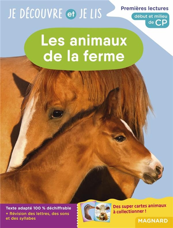 Je découvre et je lis - Niveau 1 - Les animaux de la ferme: Premières lectures, premières découvertes