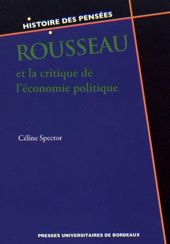 Rousseau et la critique de l'économie politique
