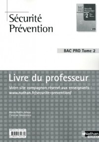 Sécurité Prévention - Livre du professeur