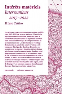 Intérêts matériels: Interventions 2017-2022