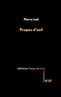 Propos d'exil: Conte oriental