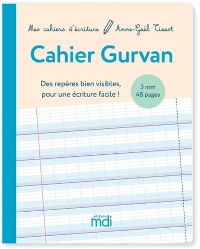Mes cahiers d'écriture - Cahier Gurvan 3 mm à la française