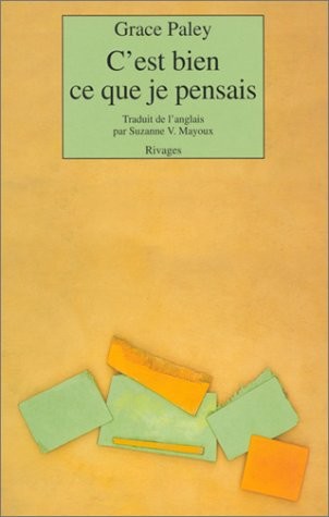 C'est bien ce que je pensais