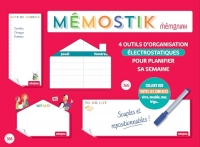 Mémostik by Mémoniak - 4 outils stickers électrostatiques pour organiser le quotidien