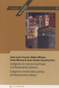 Catégories et mots de la politique à la Renaissance italienne
