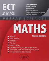 Maths ECT 2e Année Programme 2015