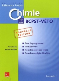 Chimie 1re année BCPST-Véto