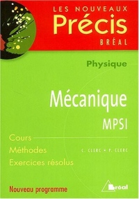 Mécanique MPSI