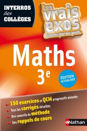 Interros des collèges Maths 3e