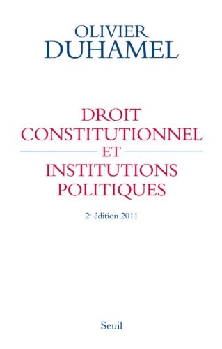 Droit constitutionnel et institutions politiques