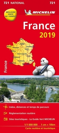 Carte France Michelin 2019