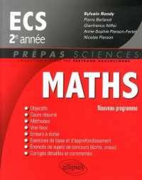 Maths ECS 2e Année Programme 2014