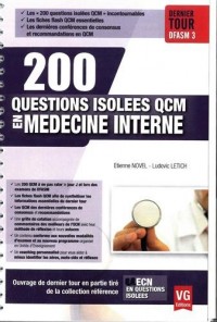 200 questions isolées QCM en médecine interne
