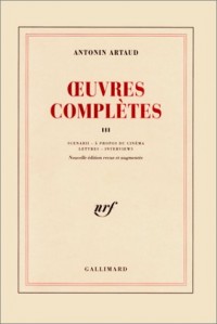 Oeuvres complètes, tome 3