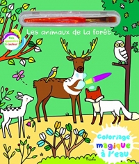 Les animaux de la forêt: Coloriage magique à l'eau