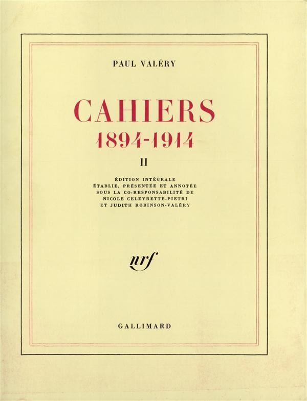 Cahiers (Tome 2): (1894-1914)