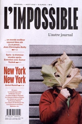 L'impossible, N° 6, Août 2012 : New York New York